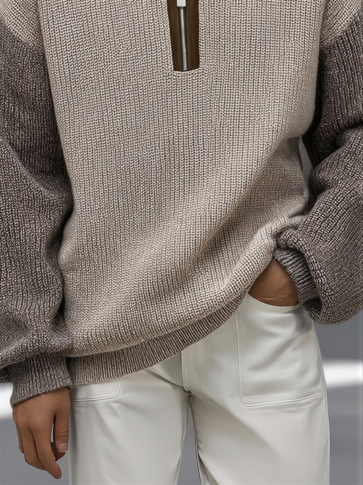 Otis | Men's Half-Zip Color Block Sweater