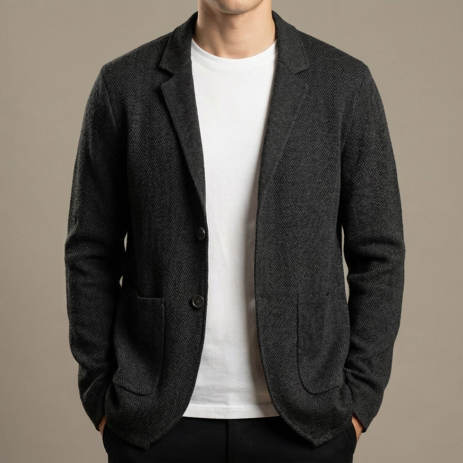 Owen | Men's Knit Two-Button Blazer