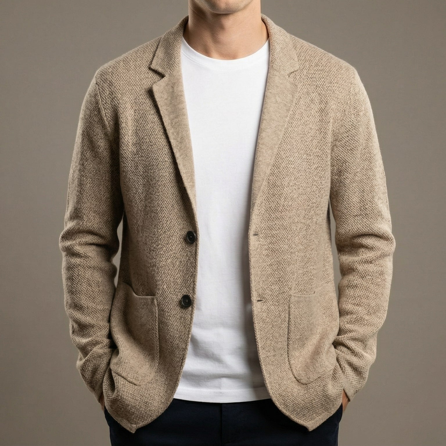Owen | Men's Knit Two-Button Blazer