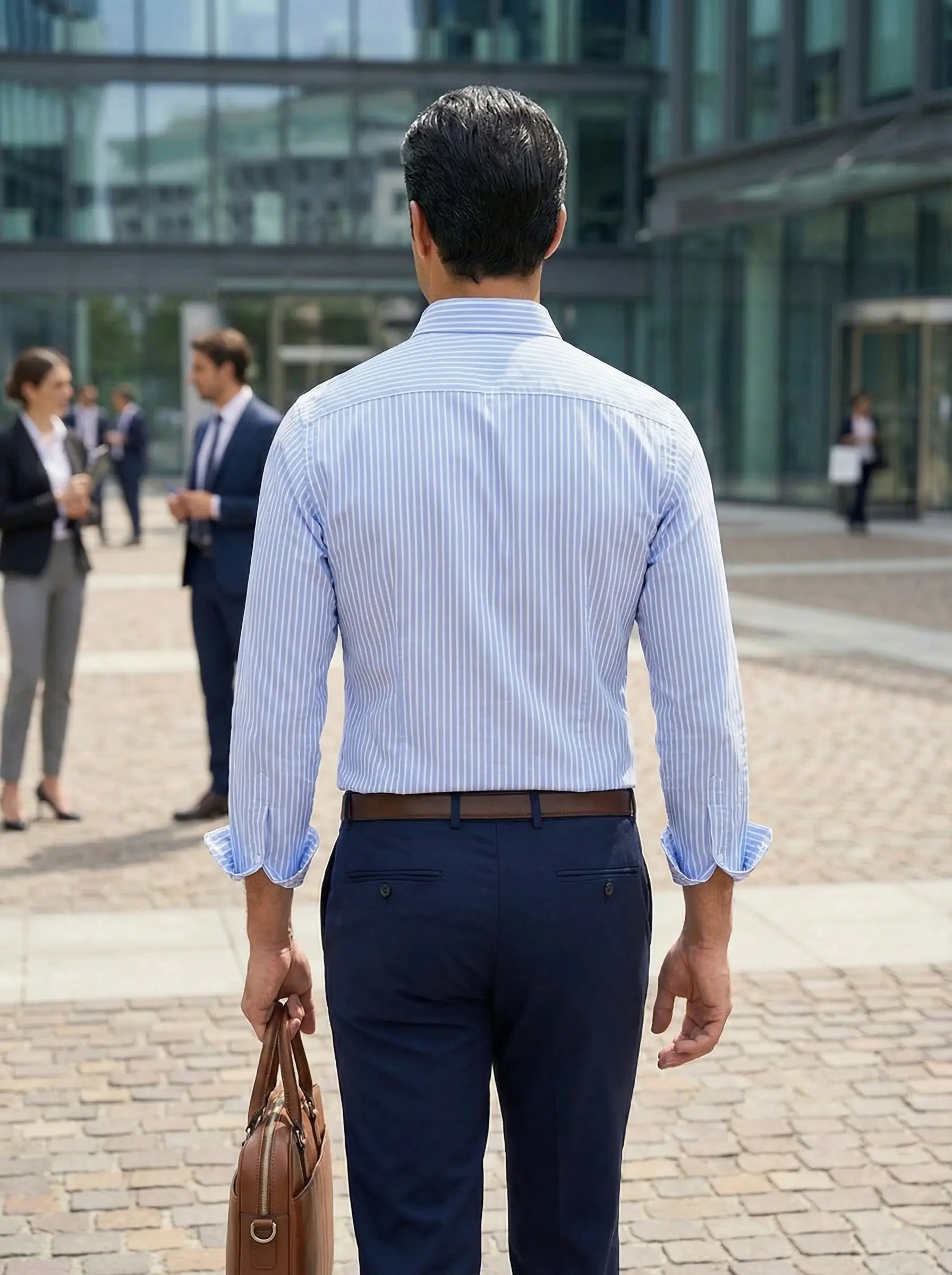 Percy | Men's Striped Button-Down Shirt