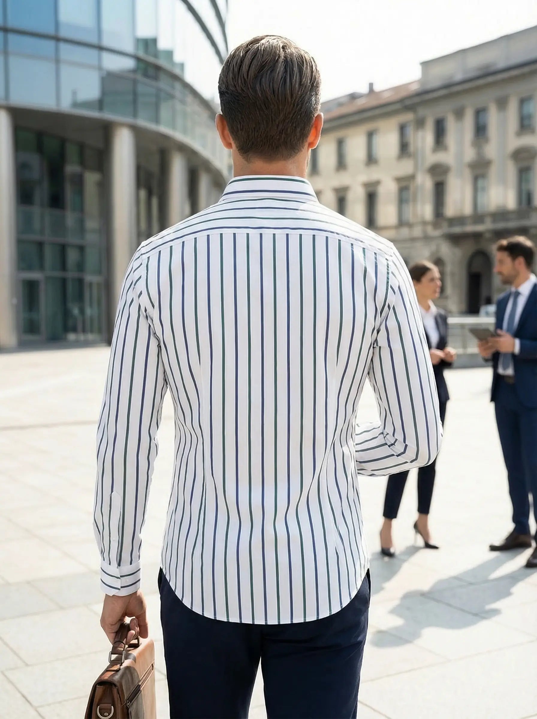 Percy | Men's Striped Button-Down Shirt