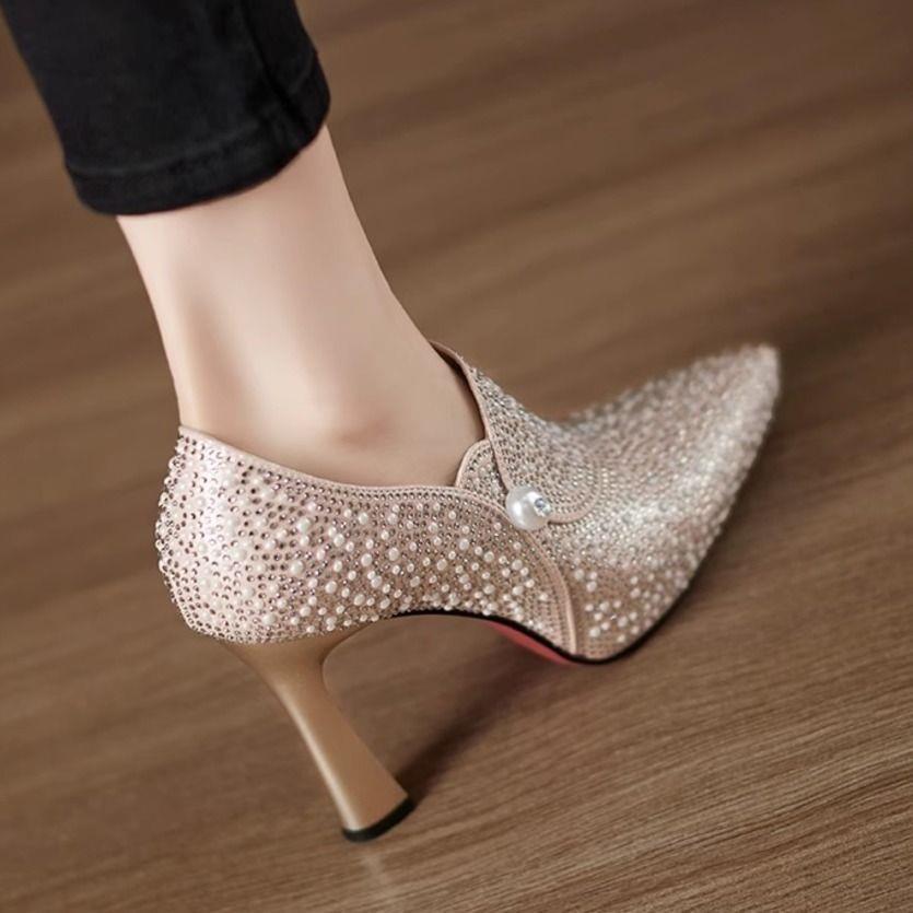 Polly | Women's Embellished Pointed Toe Stiletto Heels