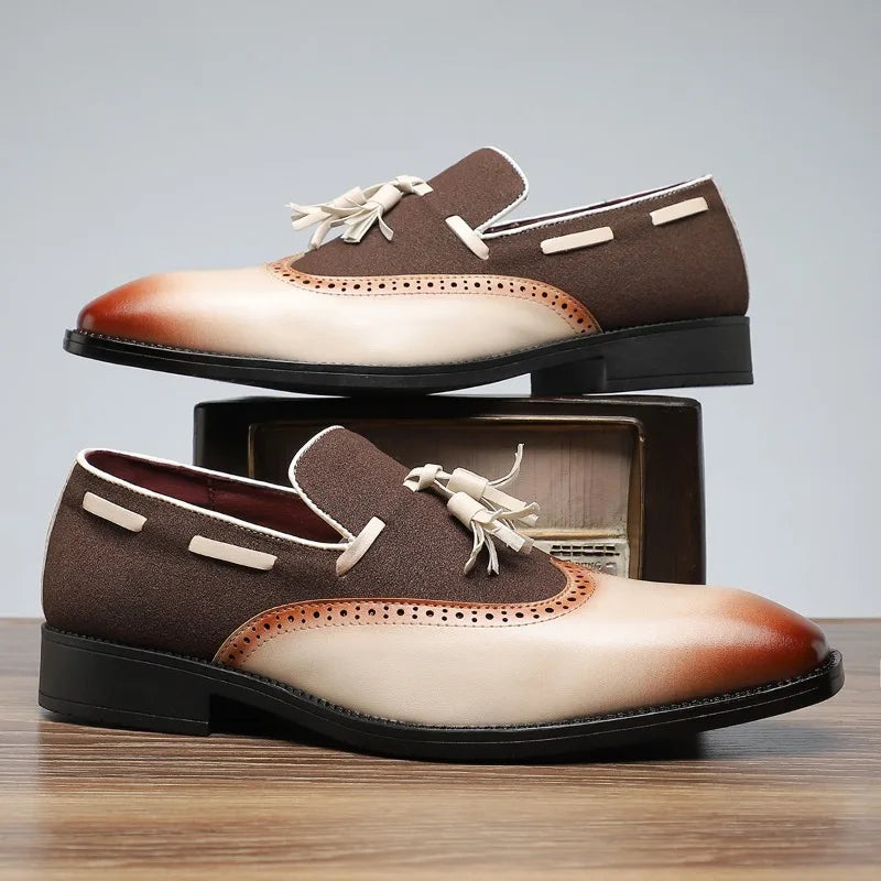 Raymond | Men's Tassel Slip-On Dress Loafers