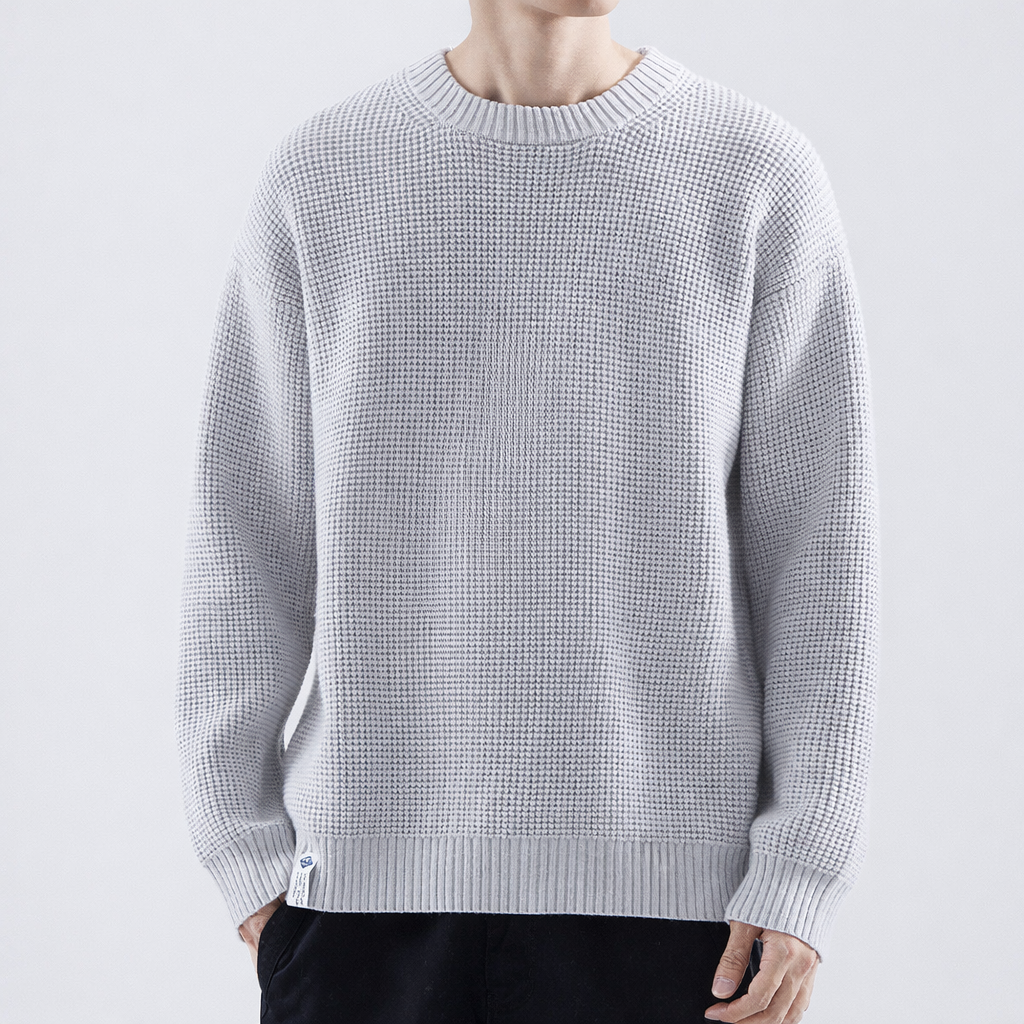 Reed | Men's Textured Crew Neck Sweater