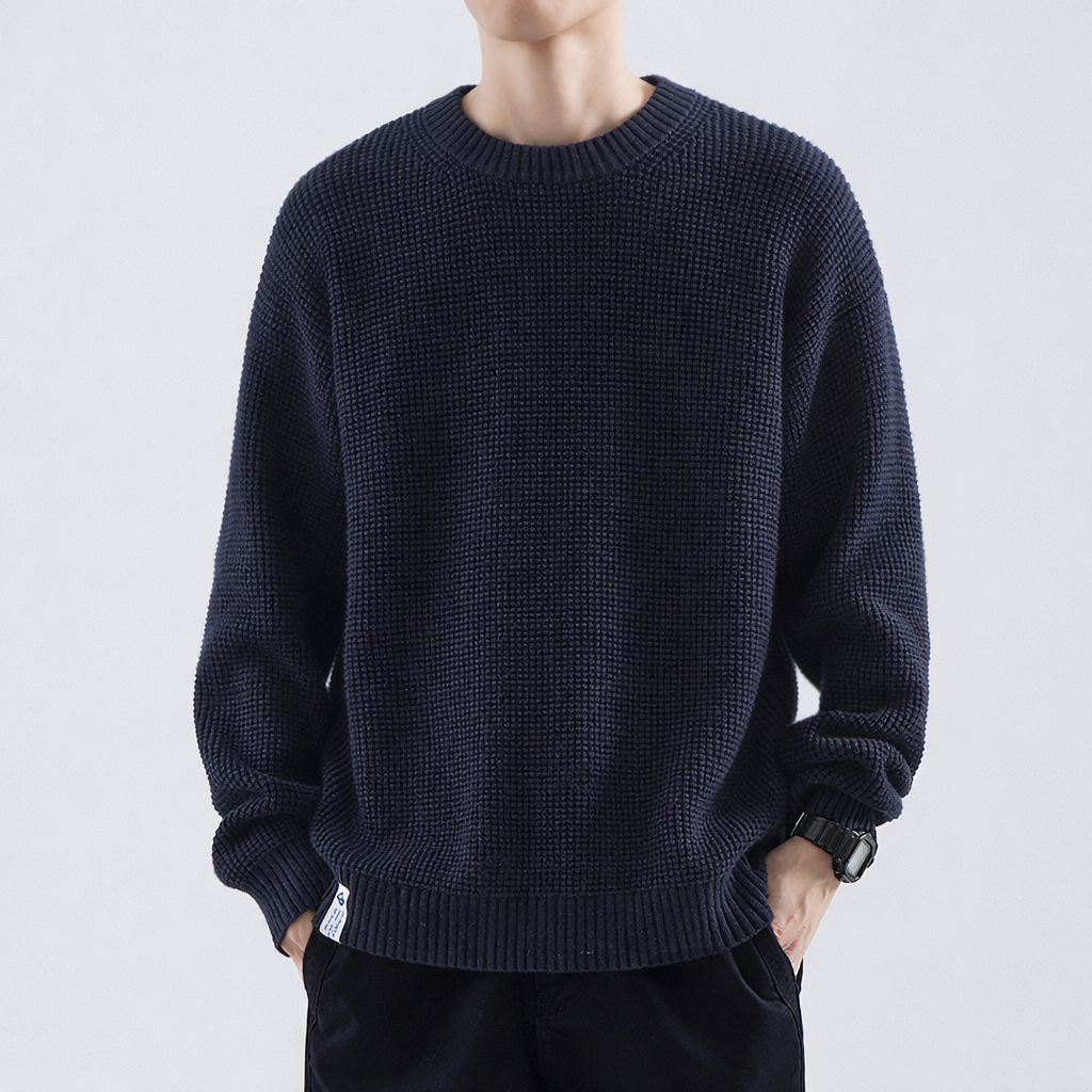 Reed | Men's Textured Crew Neck Sweater