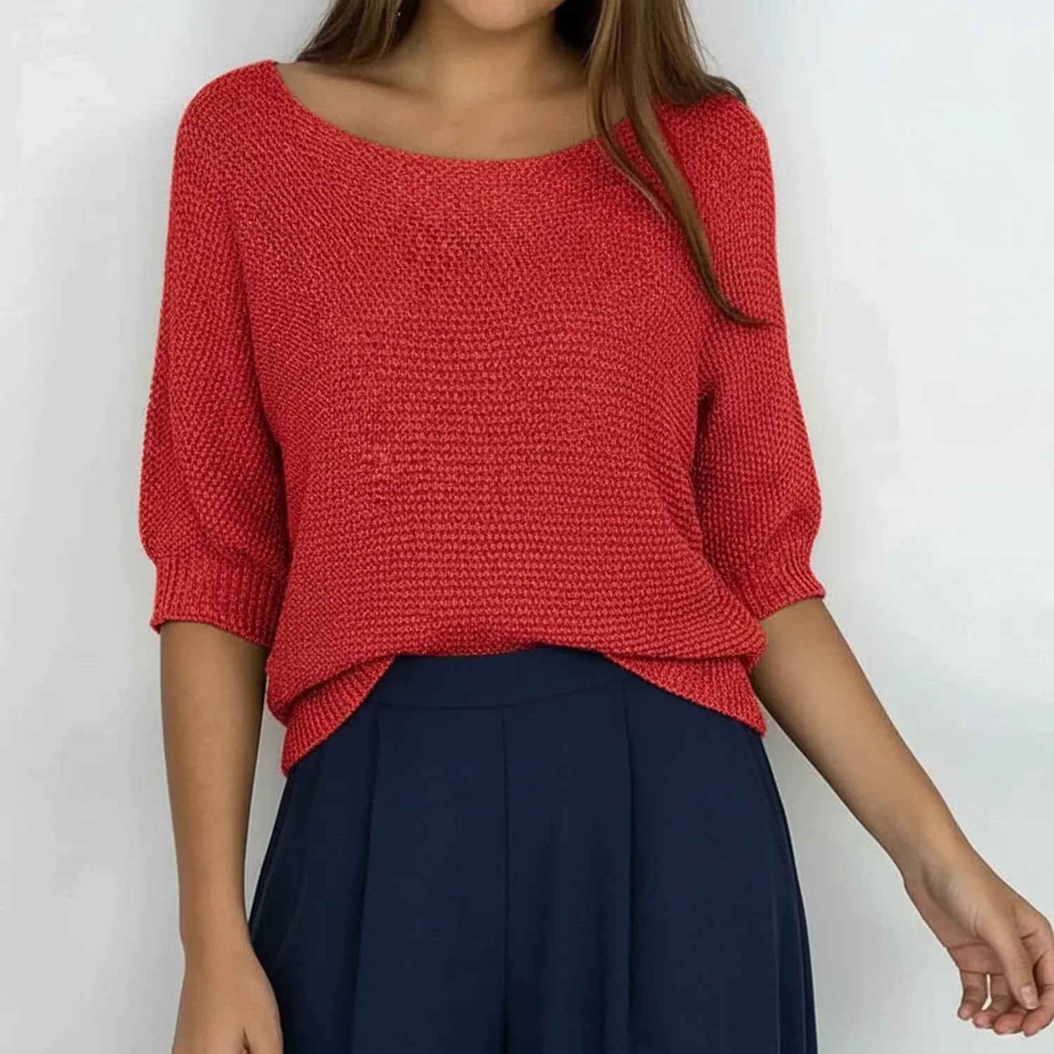 Loose Knit Pullover for Women