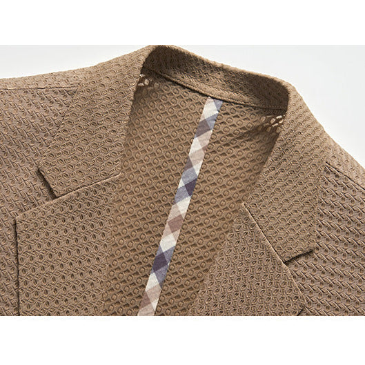 Rhys | Men's Textured Lightweight Single-Breasted Blazer