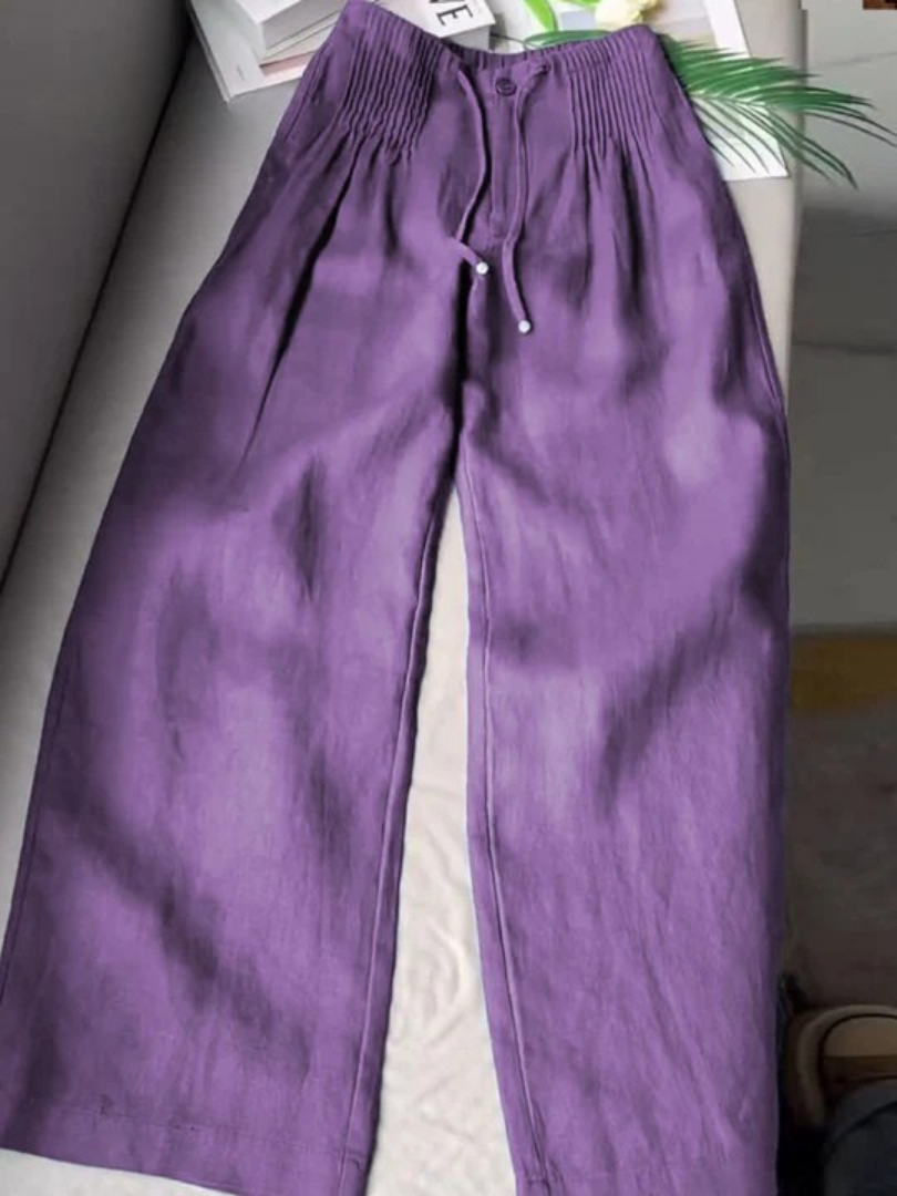 Robin | Women's High-Waisted Wide Leg Pants