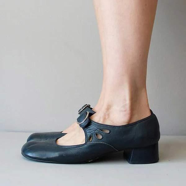 Rochelle | Women's Buckle Mary Jane Heels