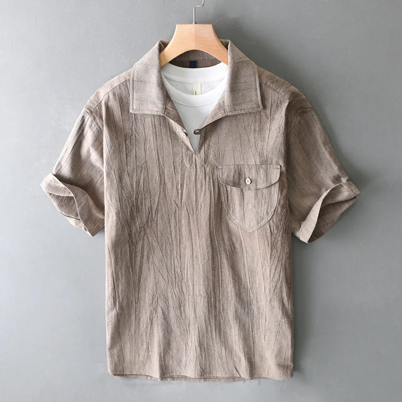 Rory | Men's Camp Collar Short Sleeve Shirt