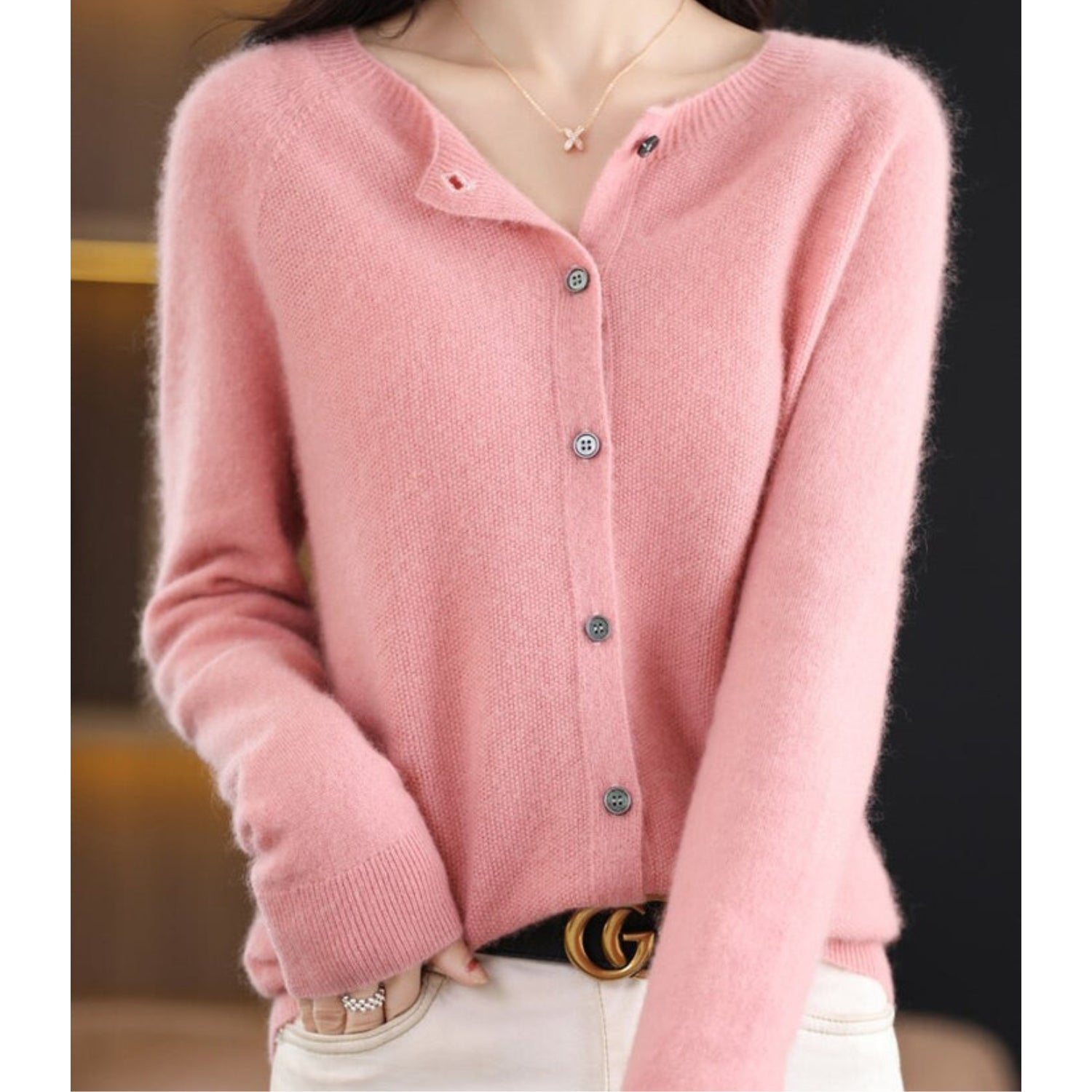 Rosemary | Women's Button-Down Fitted Cardigan