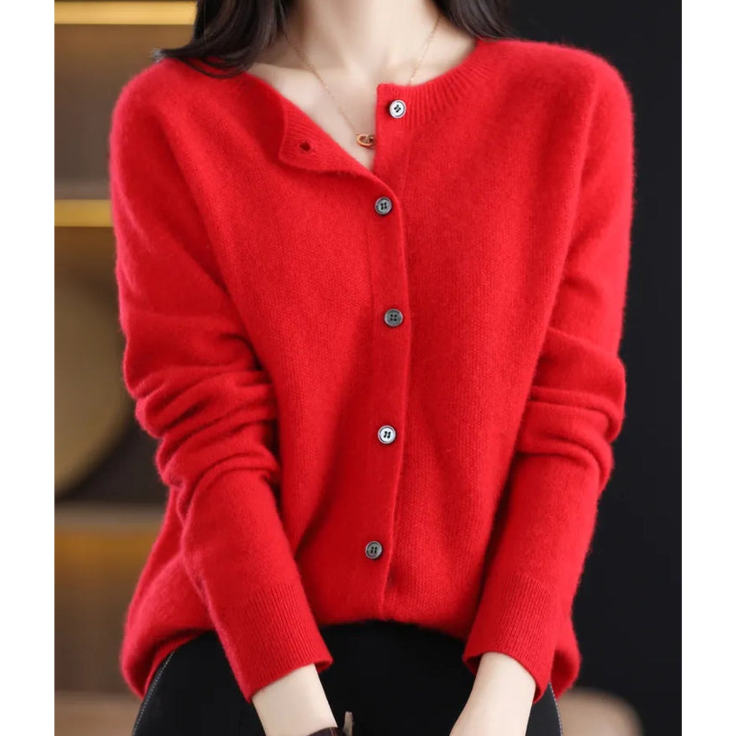 Rosemary | Women's Button-Down Fitted Cardigan