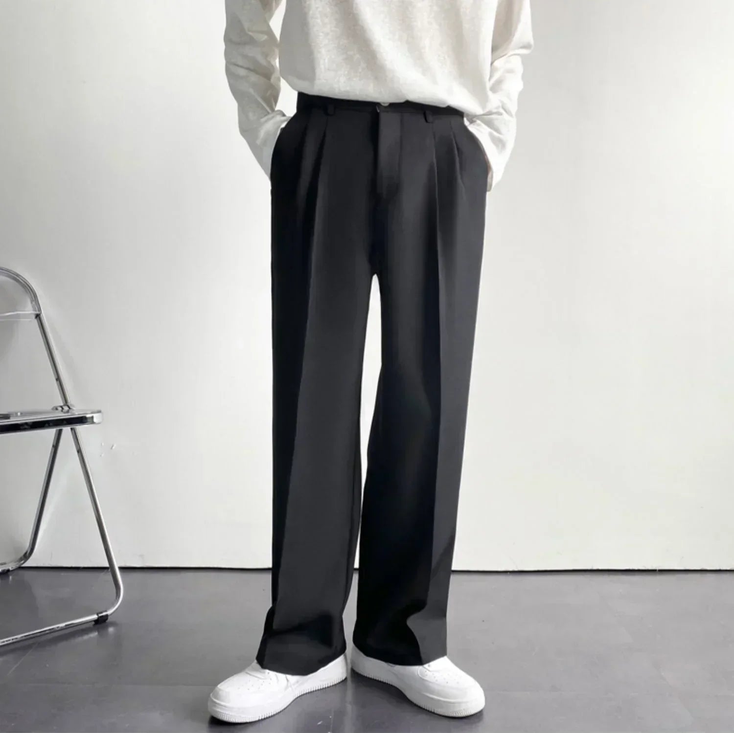 Ross | Men's Pleated Wide Leg Dress Pants