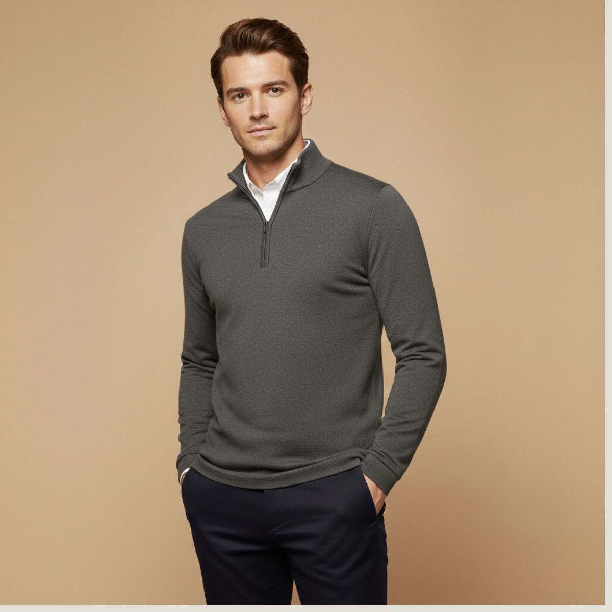 Rowan | Men's Quarter-Zip Sweater
