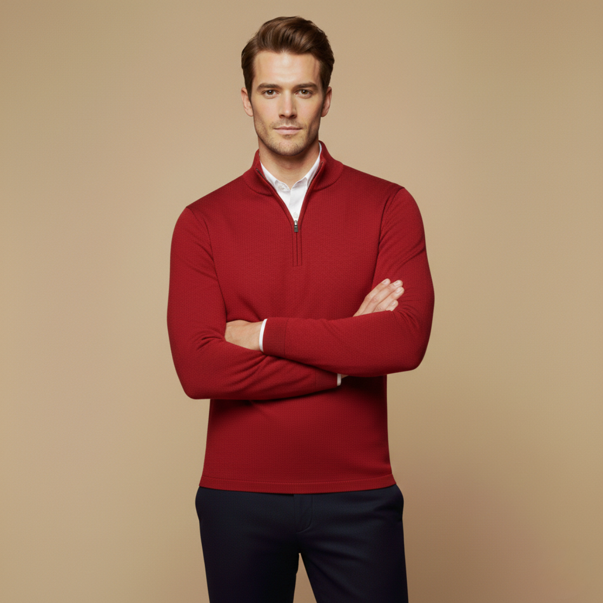 Rowan | Men's Quarter-Zip Sweater