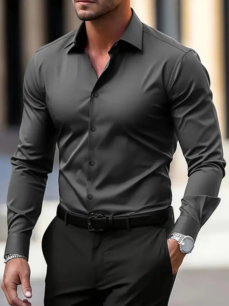 Rudy | Men's Long Sleeve Button-Down Shirt