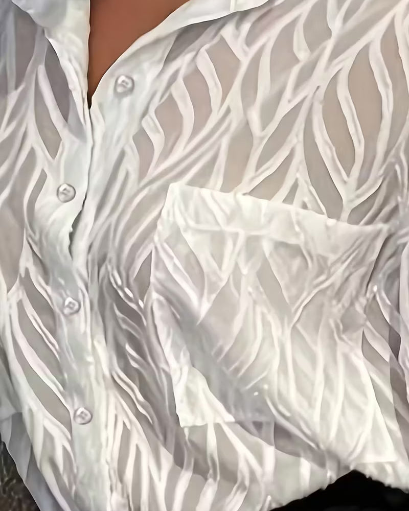 Sadie | Women's Long Sleeve Button-Down Blouse