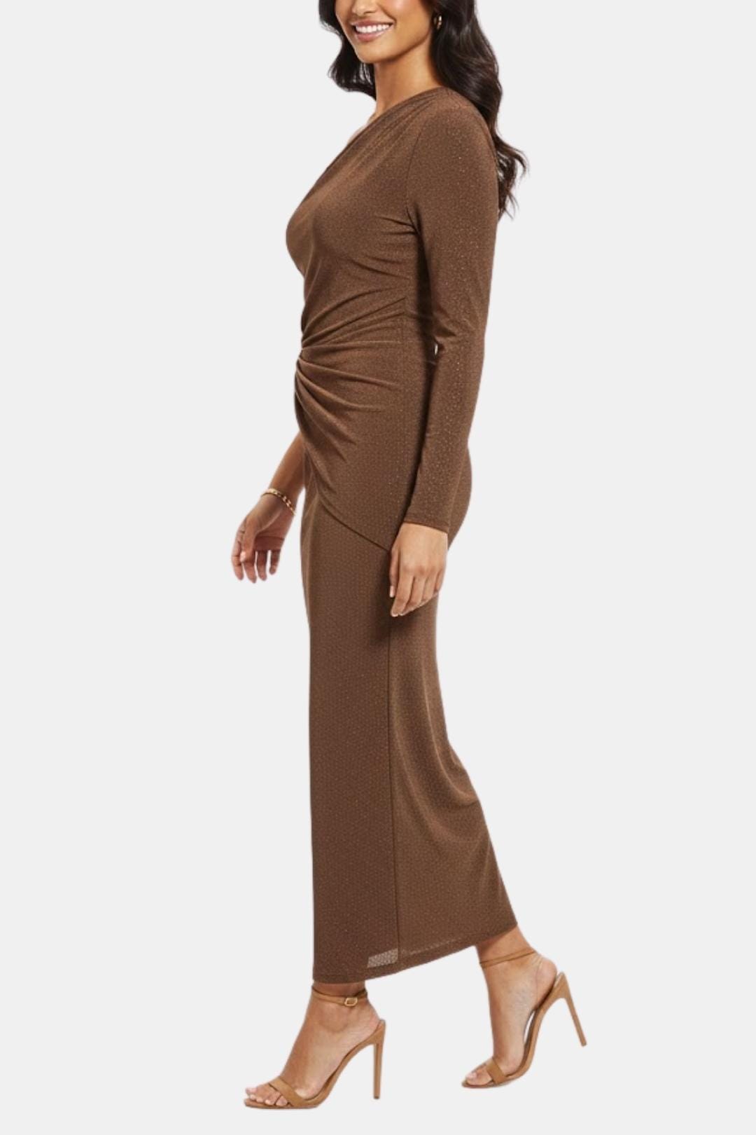 Sadie | Women's One Shoulder Midi Dress