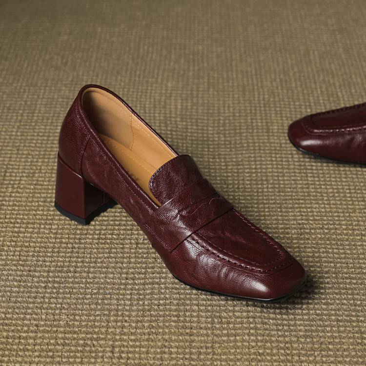 Sadie | Women's Slip-On Block Heel Loafers