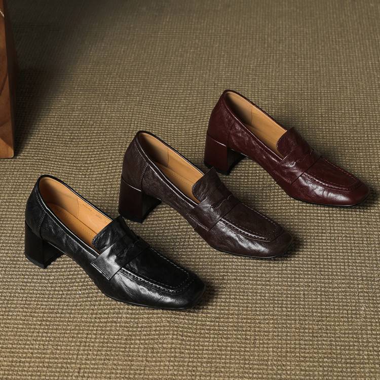 Sadie | Women's Slip-On Block Heel Loafers