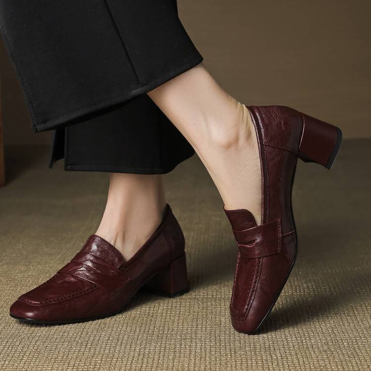 Sadie | Women's Slip-On Block Heel Loafers
