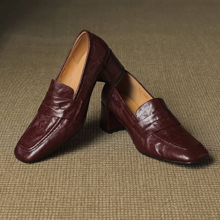 Sadie | Women's Slip-On Block Heel Loafers