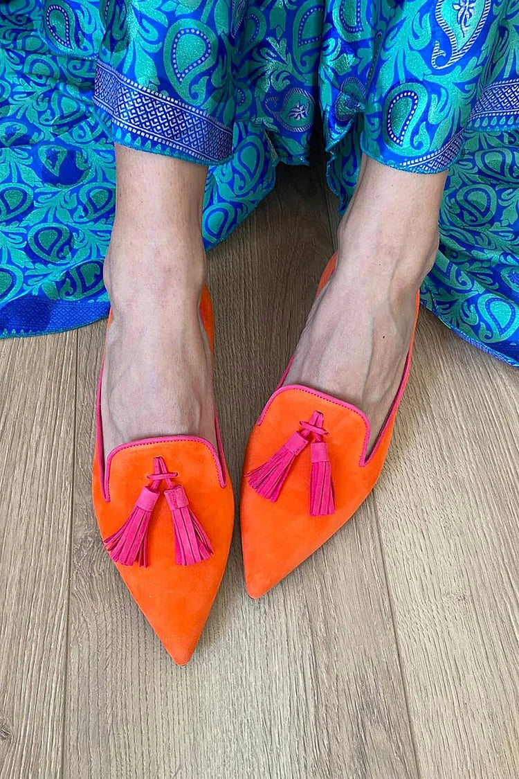 Selena | Women's Pointed Toe Slip-On Loafers
