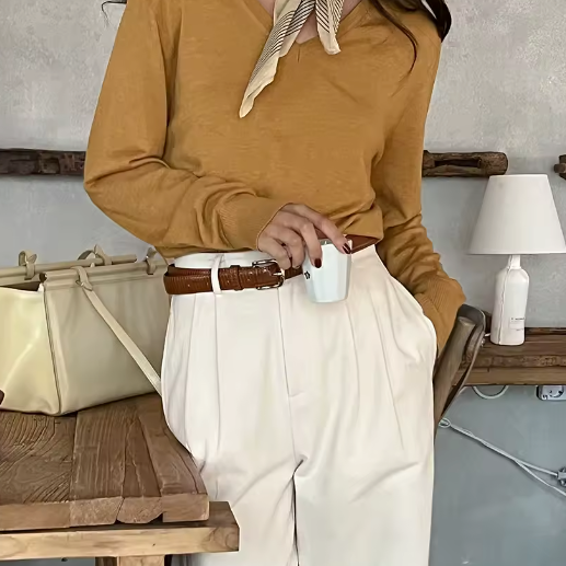 Skye | Women's High-Waisted Pleated Dress Pants