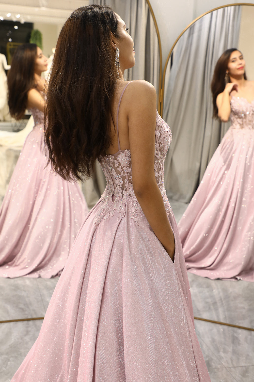 Kate | Women Wedding Guest Embellished Maxi Dress