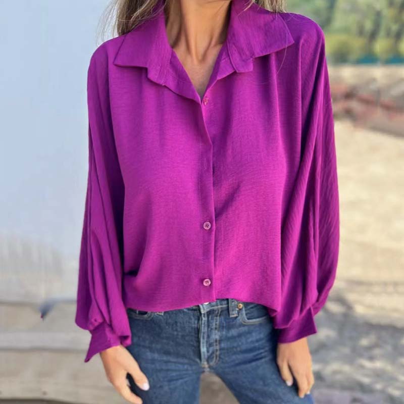 Stella | Women's Button-Down Relaxed Fit Blouse