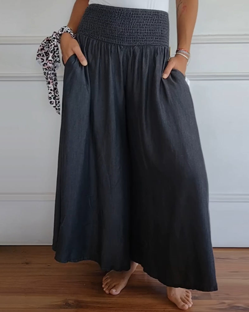 Summer | Women's High-Waisted Wide Leg Pants