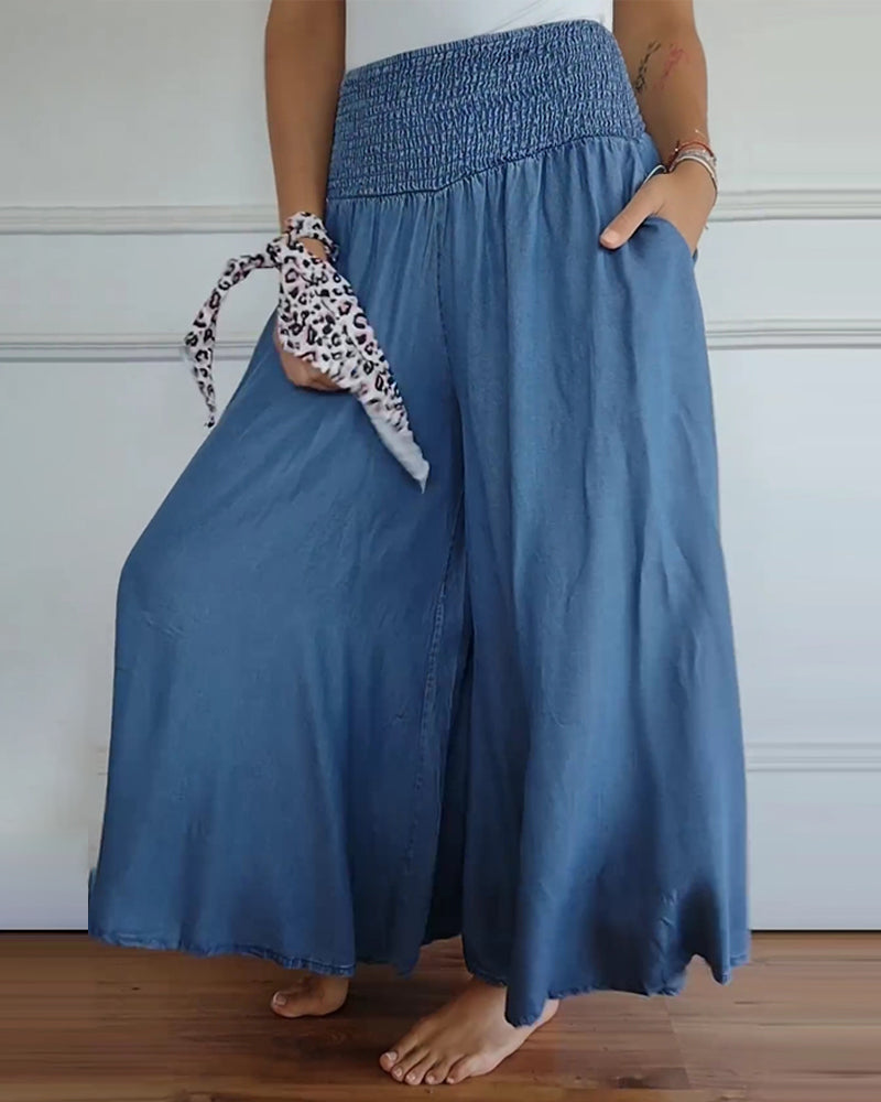 Summer | Women's High-Waisted Wide Leg Pants