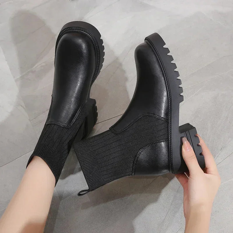 Summer | Women's Platform Lug Sole Ankle Boots