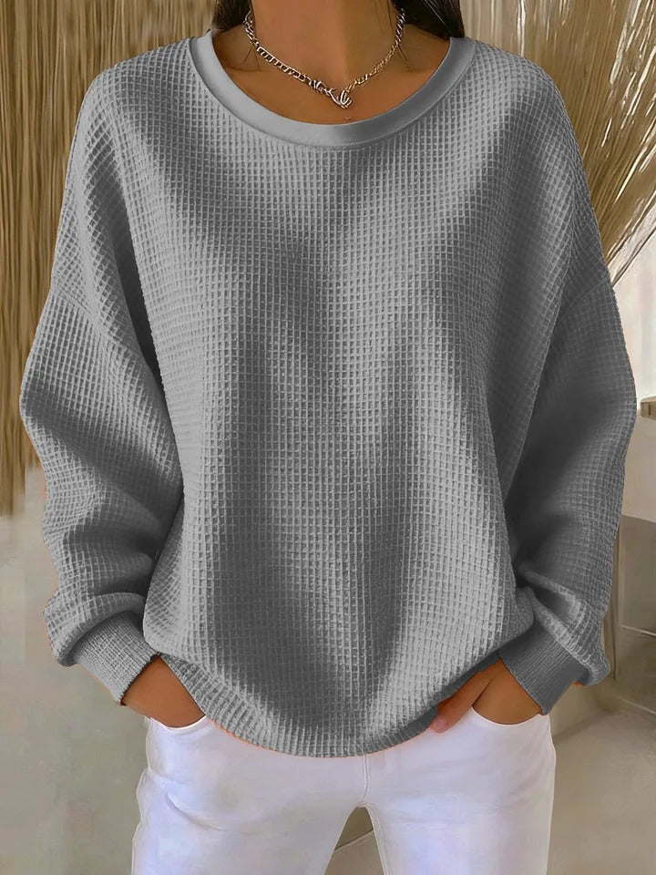 Sylvia | Women's Oversized Waffle Knit Sweater
