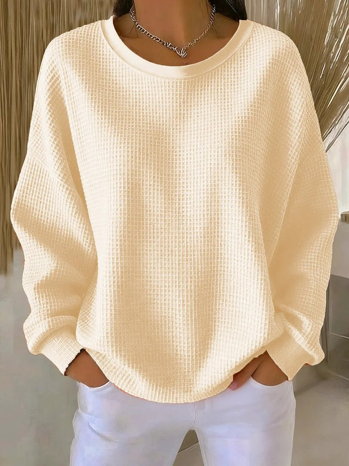 Sylvia | Women's Oversized Waffle Knit Sweater