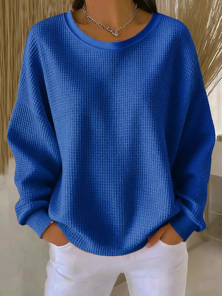 Sylvia | Women's Oversized Waffle Knit Sweater