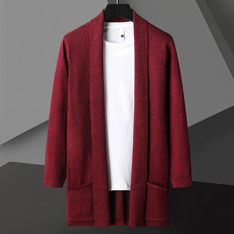 Theo | Men's Long Sleeve Open Front Cardigan