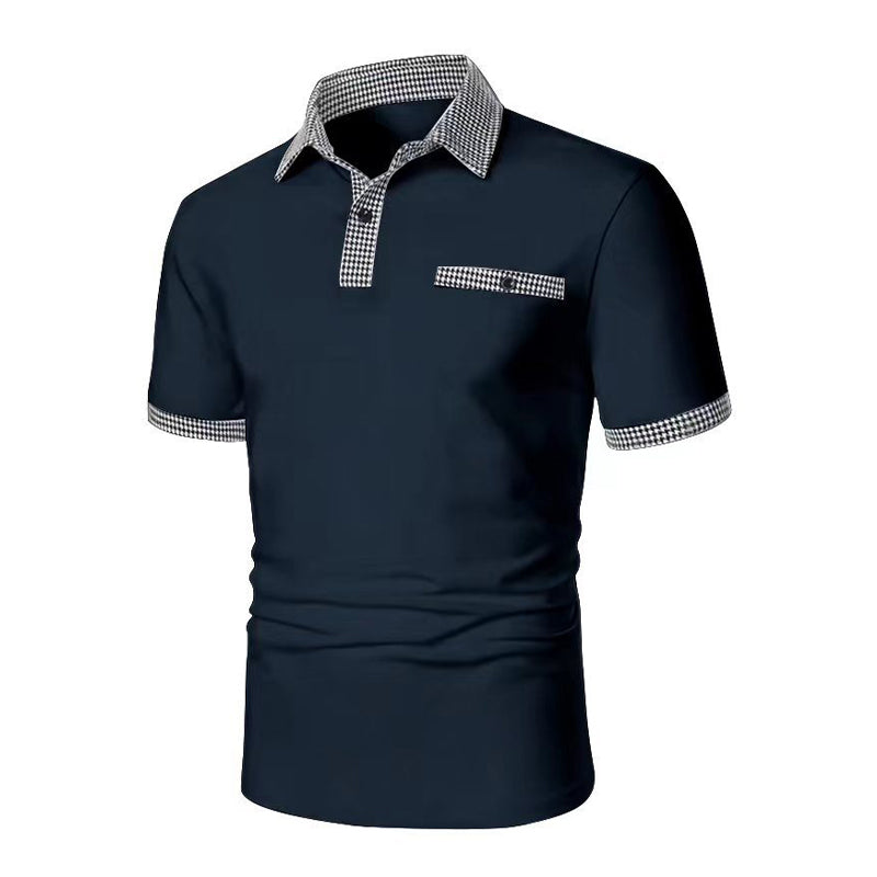 Theodore | Men's Contrast Collar Polo Shirt