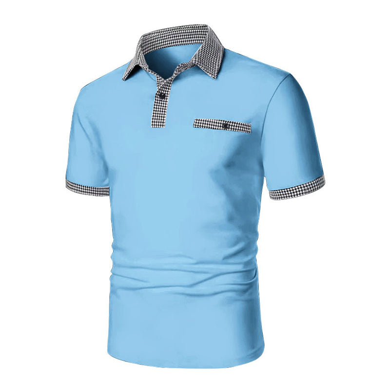 Theodore | Men's Contrast Collar Polo Shirt