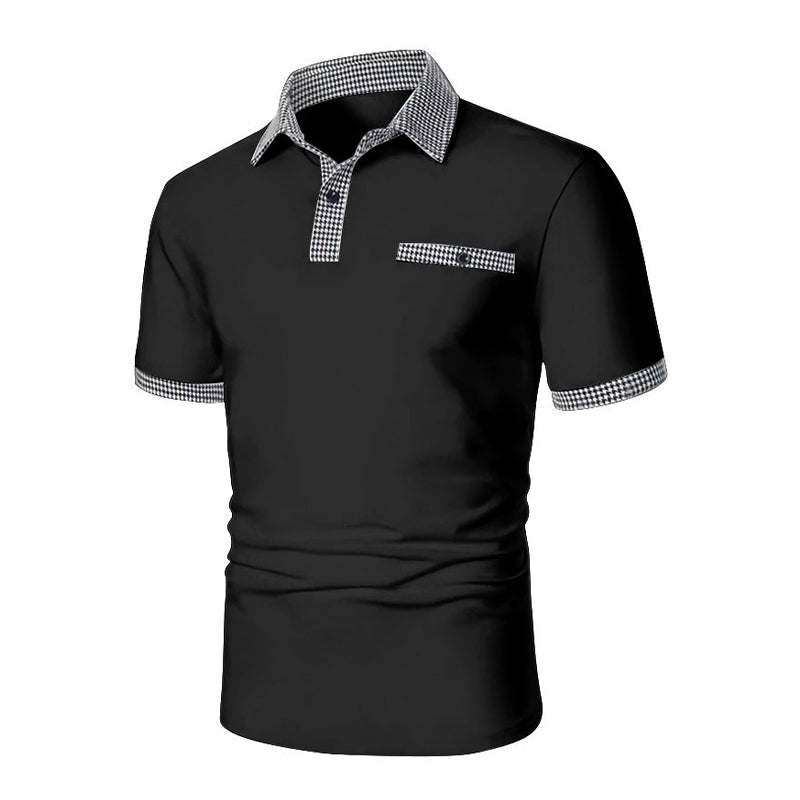 Theodore | Men's Contrast Collar Polo Shirt