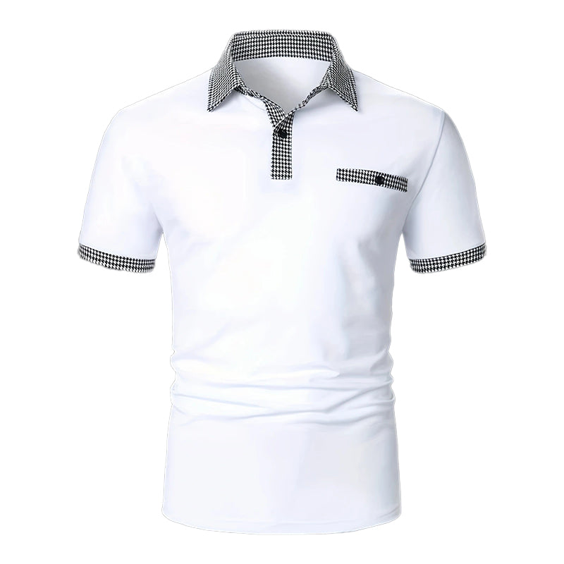 Theodore | Men's Contrast Collar Polo Shirt