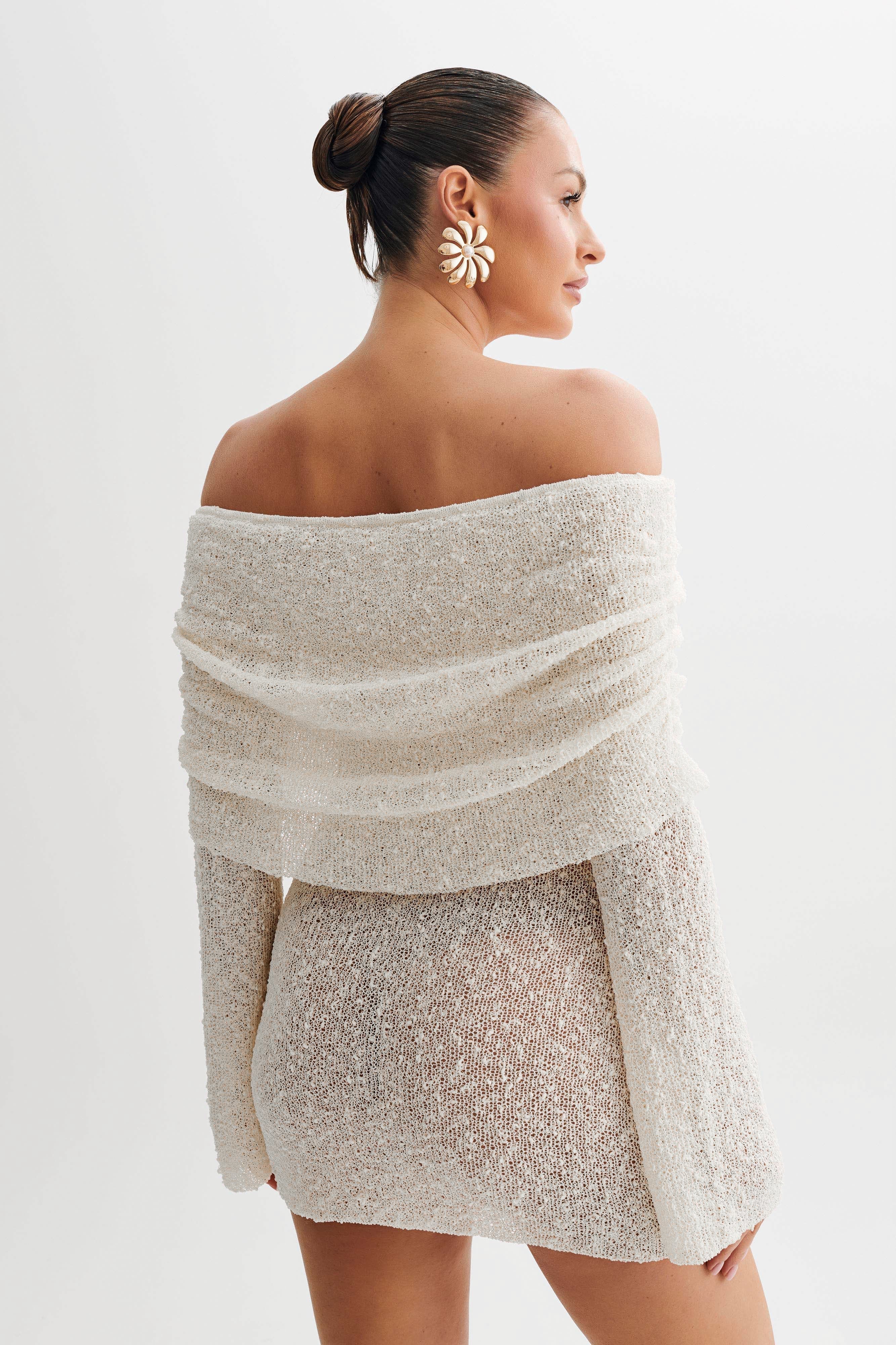 Veronica | Women's Fitted Off-Shoulder Mini Dress