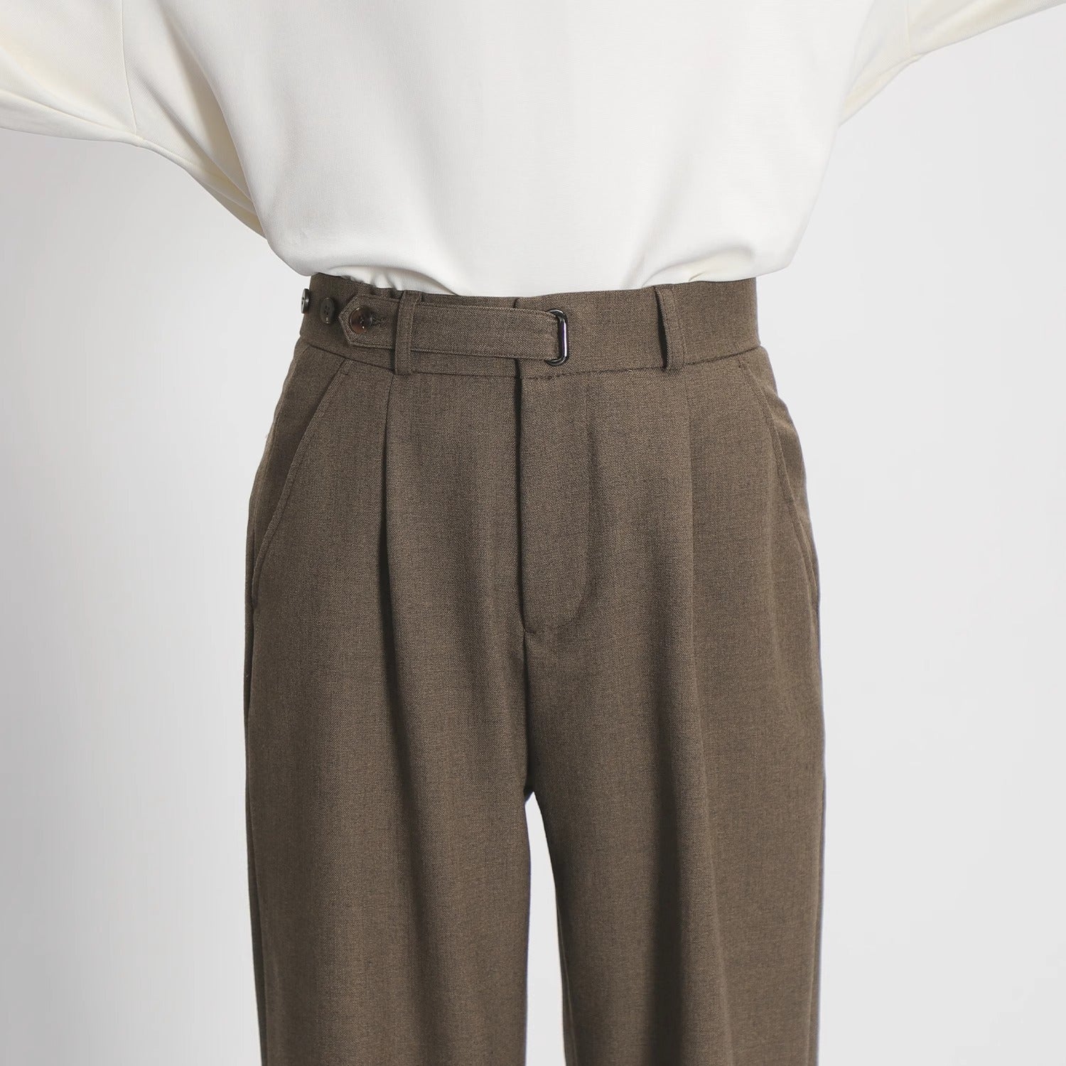 Victor | Men's High-Waisted Pleated Dress Pants
