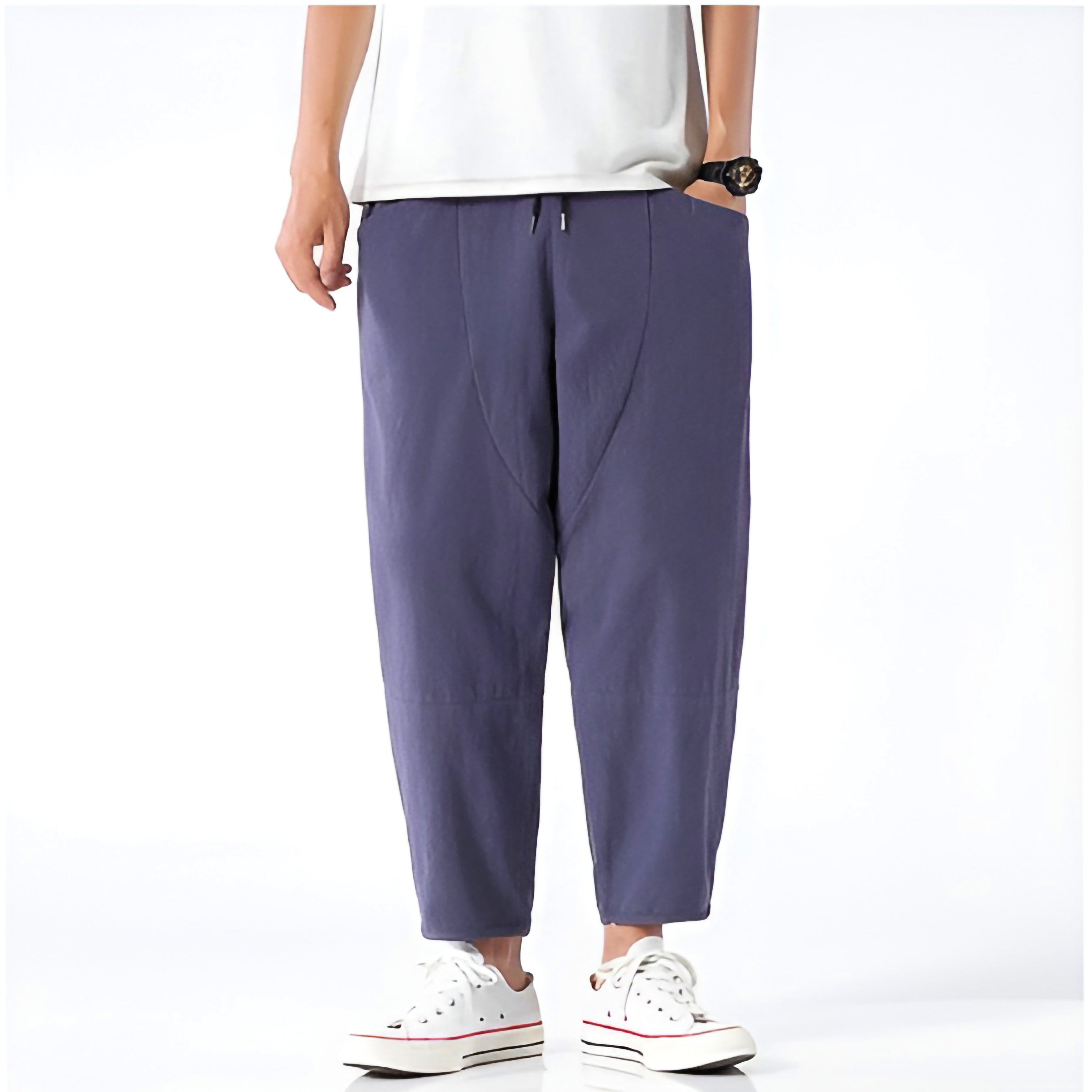 William | Men's Cropped Drawstring Pants