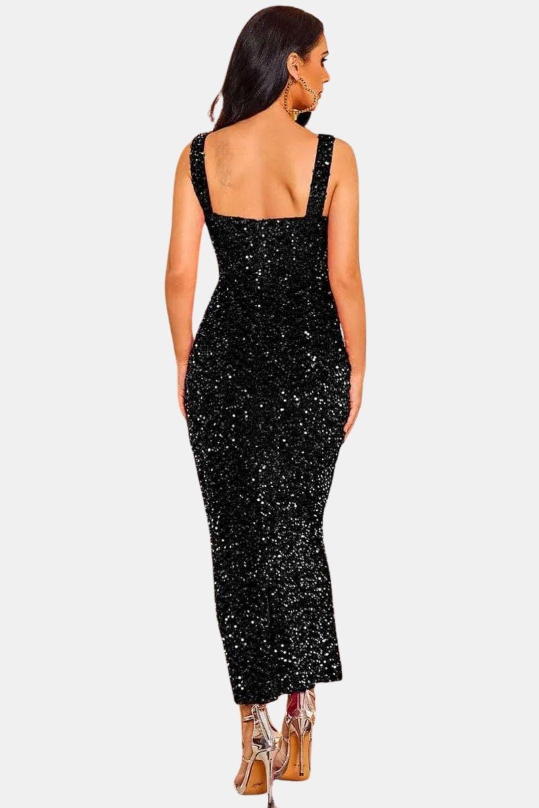 Zoe | Women's Sleeveless Bodycon Maxi Dress