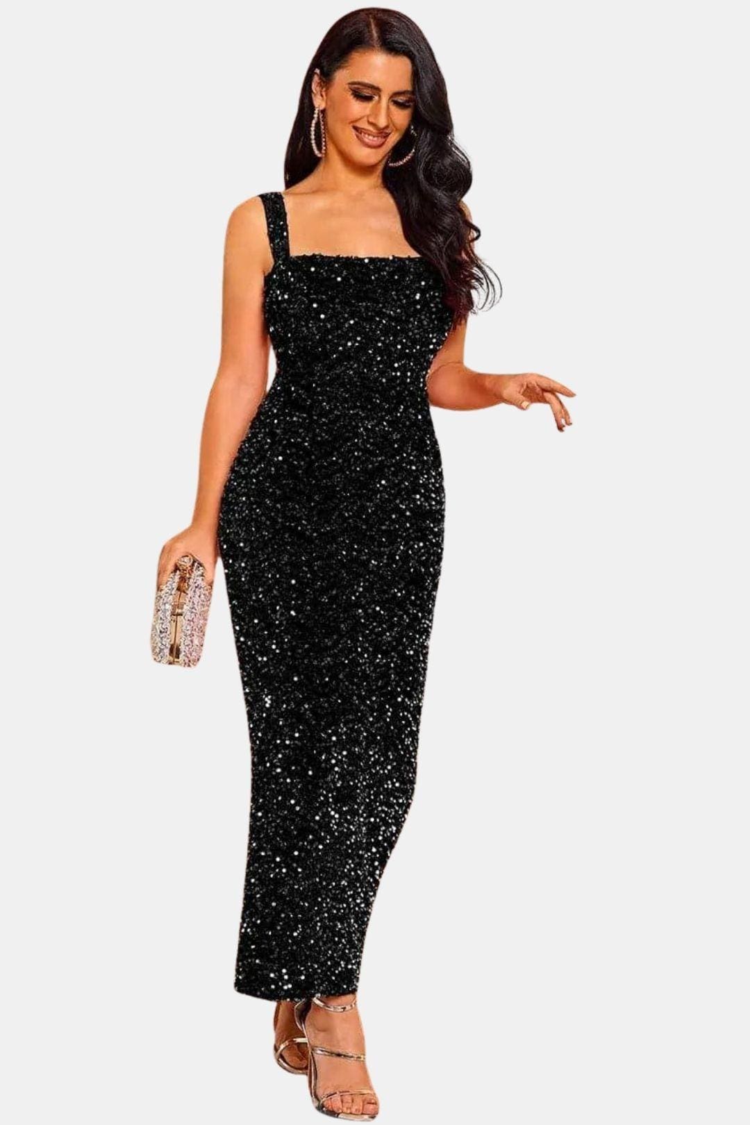 Zoe | Women's Sleeveless Bodycon Maxi Dress