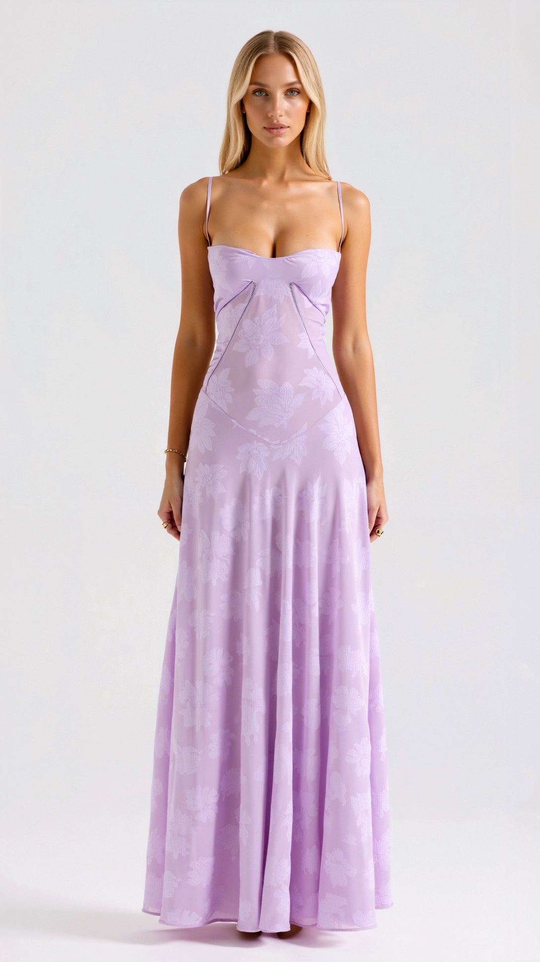 Hazel | Women Wedding Guest Slip Maxi Dress