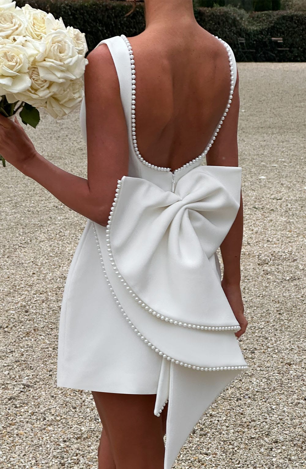 Emma | Women Wedding Guest Structured Mini Dress