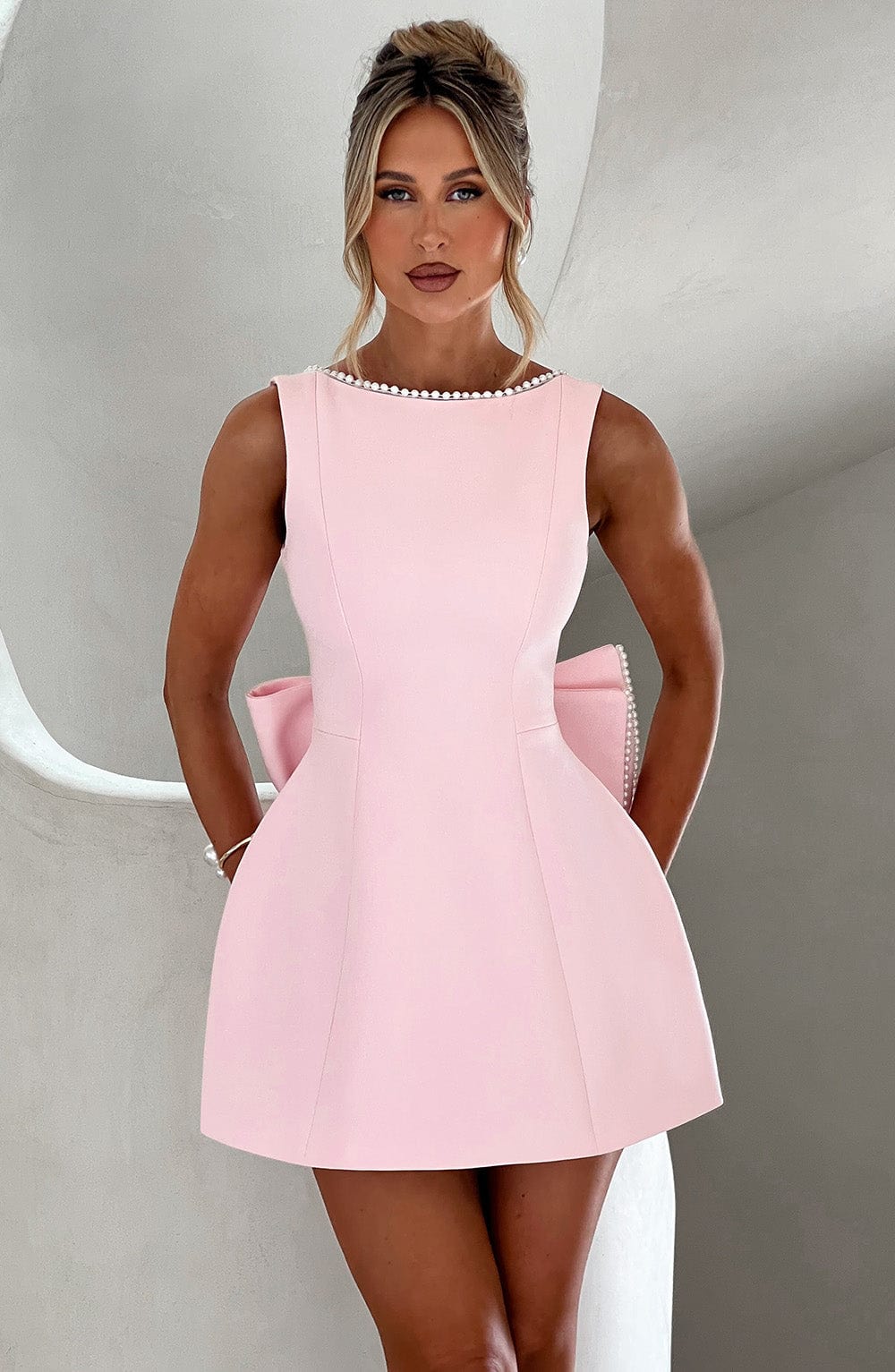 Emma | Women Wedding Guest Structured Mini Dress