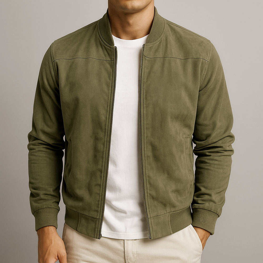 Marty | Men Modern Minimalist Zip Jacket